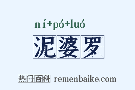 泥婆罗是什么意思的图片